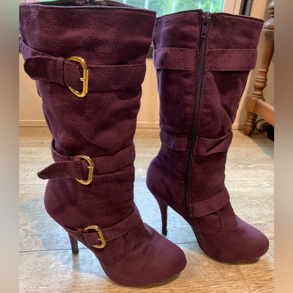 Hailey Jeans Heeled Boots - Picture 1 of 4